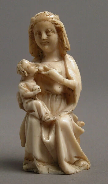 Virgin and Child, French or German, 14th century. Creator: Unknown