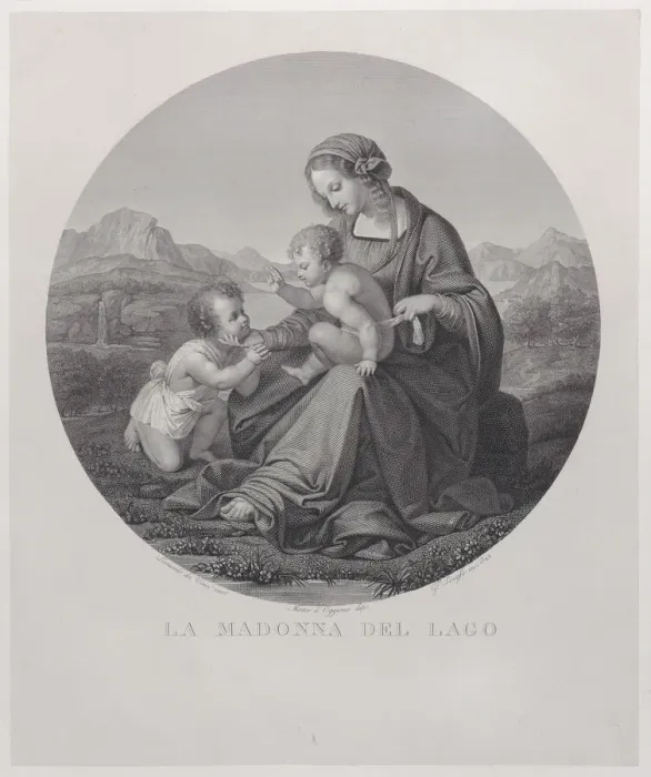 Framed Print : Virgin and Child with the infant Saint John the Baptist... 1825 Framed Print : Virgin and Child with the infant Saint John the Baptist... 1825