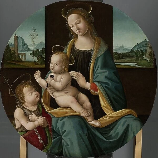 Virgin and Child with the Infant Saint John the Baptist, c.1490-c.1515. Creator: Meester van de Conversazione di Santo Spirito