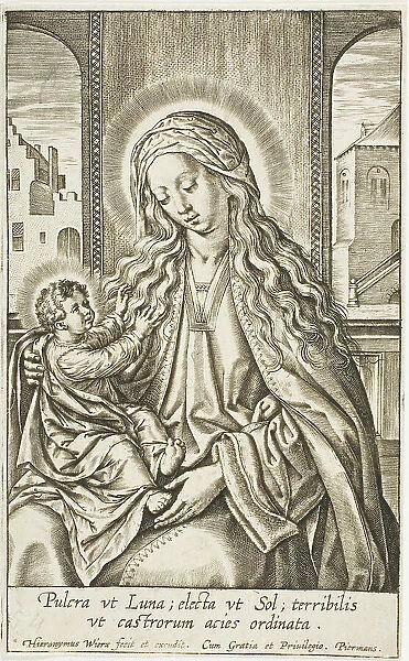 The Virgin and Child, n.d. Creator: Jan Wierix