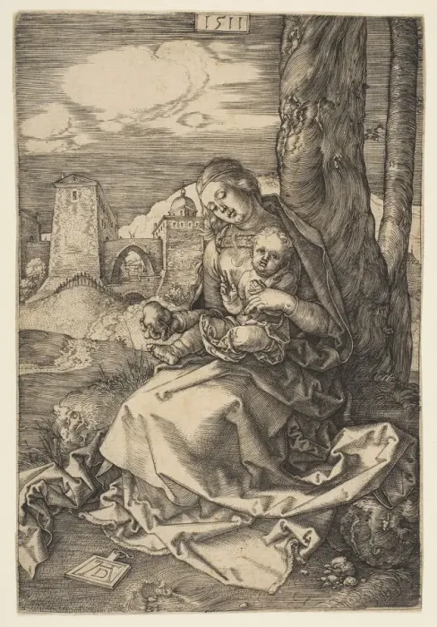 Framed Print : Virgin and Child with the Pear, 1511. Creator: Albrecht Durer Framed Print : Virgin and Child with the Pear, 1511. Creator: Albrecht Durer