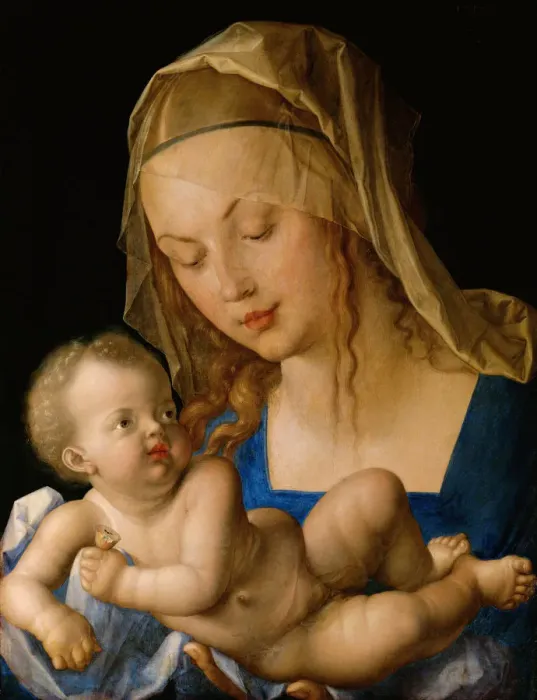 Framed Print : Virgin and child with a pear, 1512. Artist: Durer, Albrecht (1471-1528) Framed Print : Virgin and child with a pear, 1512. Artist: Durer, Albrecht (1471-1528)