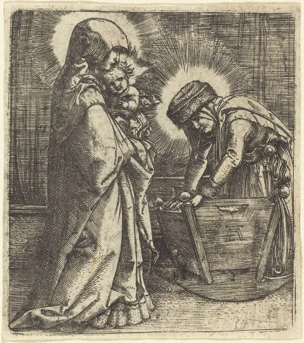 Framed Print : The Virgin and Child and Saint Anne, c. 1515 / 1520. Creator: Albrecht Altdorfer Framed Print : The Virgin and Child and Saint Anne, c. 1515 / 1520. Creator: Albrecht Altdorfer