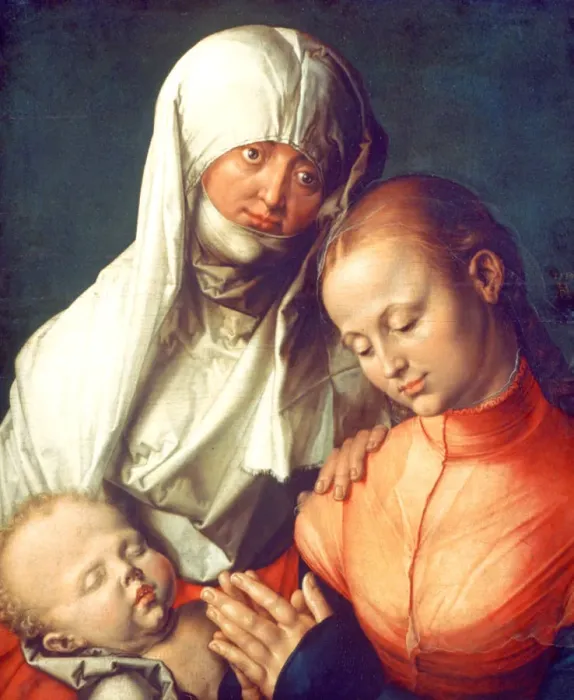 Framed Print : Virgin and Child with Saint Anne, c1519. Artist: Albrecht Durer Framed Print : Virgin and Child with Saint Anne, c1519. Artist: Albrecht Durer