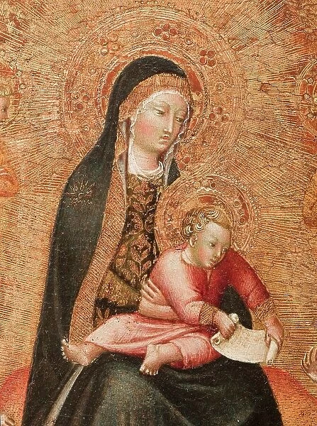 The Virgin and Child with Saints and the Annunciation (image 11 of 14), between c.1427 and c.1430. Creator: Giovanni di Paolo