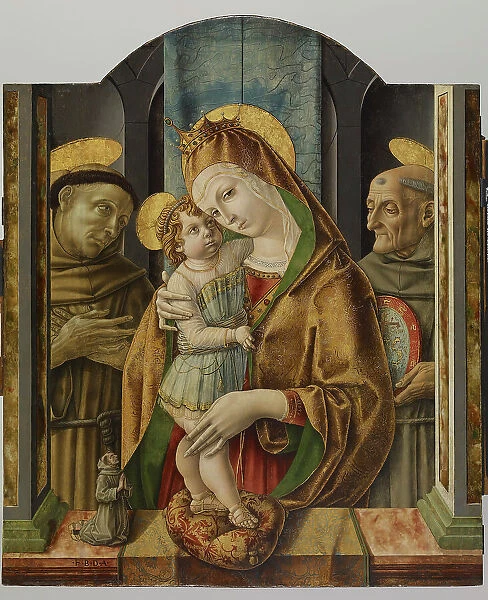 Virgin and Child with Saints and Donor, c1490. Creator: Carlo Crivelli