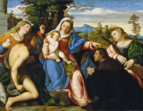 The Virgin and Child with Saints and a Donor, ca 1518-1520