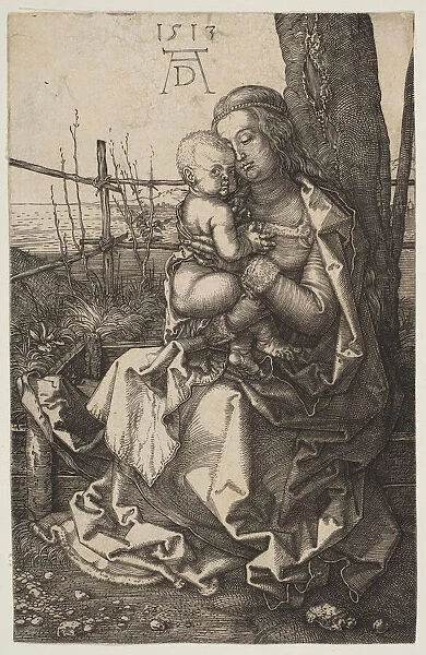 Virgin and Child Seated by a Tree, 1513. Creator: Albrecht Durer