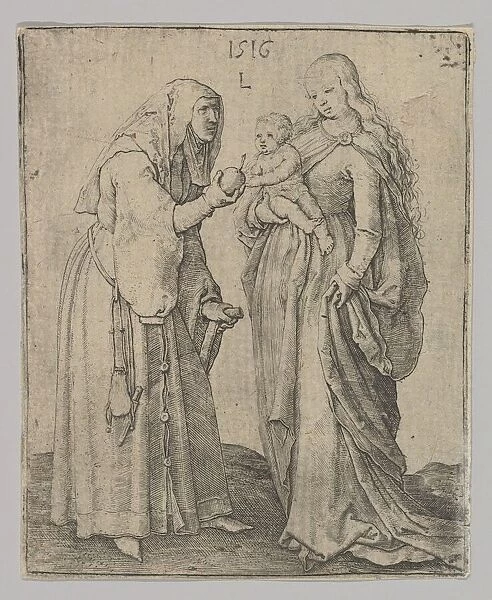 The Virgin With Child and St. Anna, 1516. Creator: Lucas van Leyden