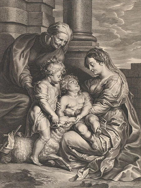 The Virgin and Christ child with Saint Anne and Saint John the Baptist, ca. 1640-59