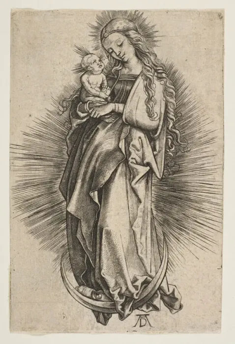 Framed Print : The Virgin on the Crescent (copy). n. d. Creator: Unknown Framed Print : The Virgin on the Crescent (copy). n. d. Creator: Unknown