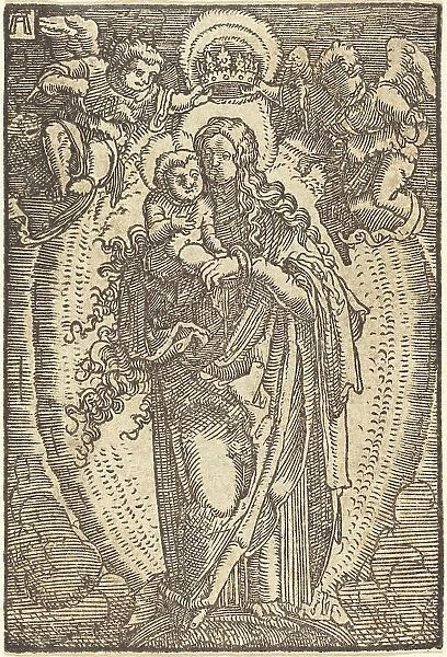 The Virgin Crowned by Angels, c. 1513. Creator: Albrecht Altdorfer
