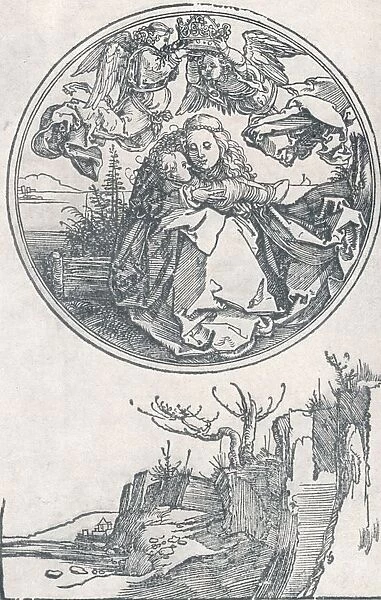 The Virgin crowned by two Angels, c1515 (1906). Artist: Albrecht Durer