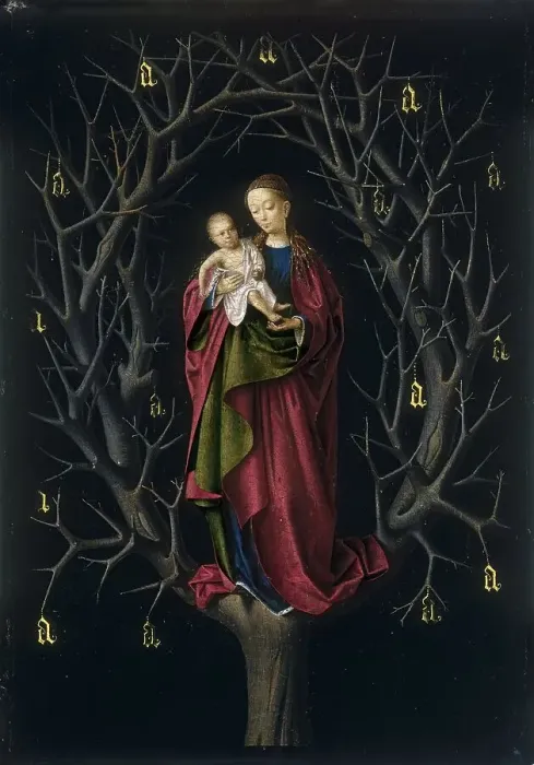 Framed Print : The Virgin of the dry Tree, 1465. Creator: Petrus Christus Framed Print : The Virgin of the dry Tree, 1465. Creator: Petrus Christus