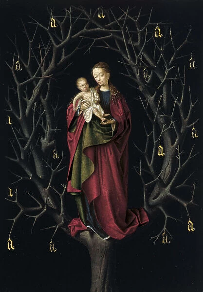 The Virgin of the dry Tree, ca 1465. Artist: Christus, Petrus (1410  /  20-1475  /  76)