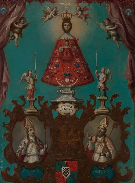 The Virgin of El Camino with St. Fermin and St