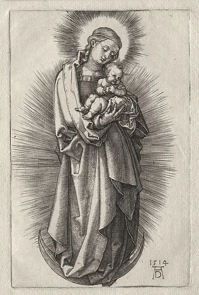 The Virgin with Hairband on a Crescent Moon, 1508. Creator: Albrecht Dürer (German