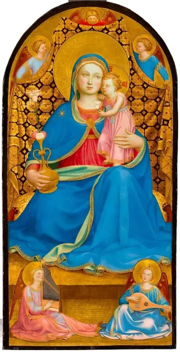 Framed Print : The Virgin of Humility, 1433. Creator: Fra Angelico Framed Print : The Virgin of Humility, 1433. Creator: Fra Angelico