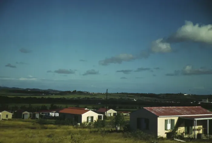 Framed Print : A Virgin Islands company housing project, vicinity of Bethlehem, Saint Croix, 1941. Creator: Jack Delano Framed Print : A Virgin Islands company housing project, vicinity of Bethlehem, Saint Croix, 1941. Creator: Jack Delano
