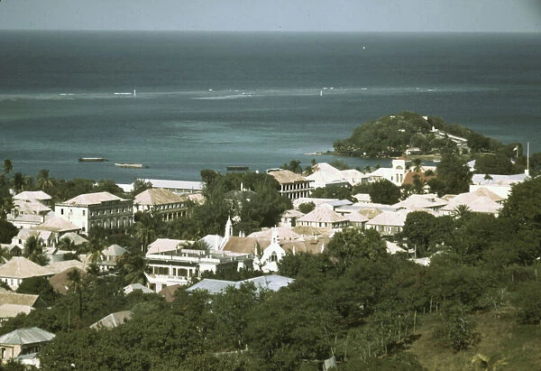 The Virgin Islands... view of the sea coast in the vicinity of Christiansted, Saint Croix, 1941. Creator: Jack Delano
