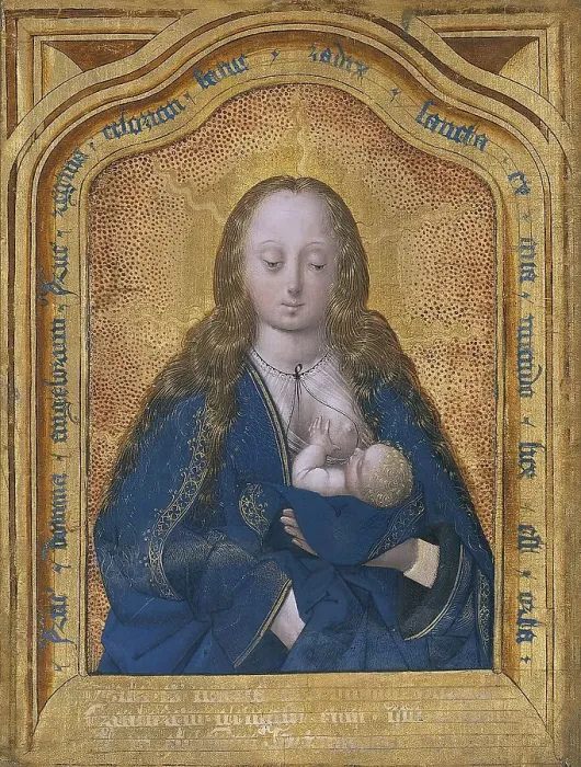 Framed Print : The Virgin lactans, 1525. Creator: Anon