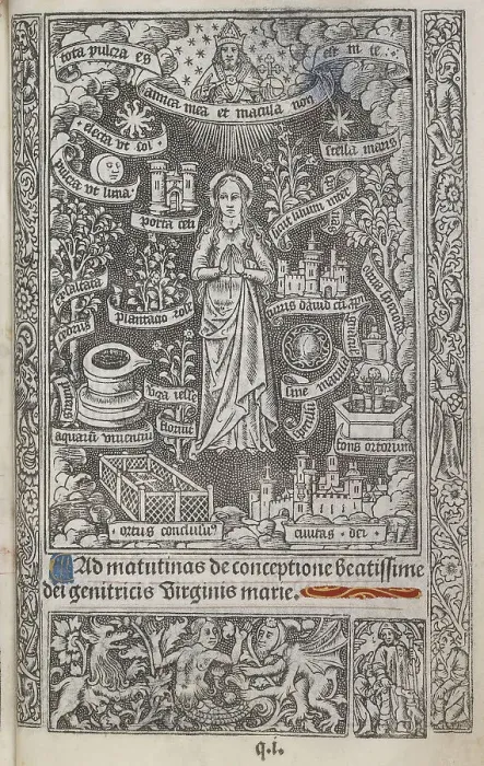 Framed Print : The Virgin Mary, 1503. Creator: Master of Anne de Bretagne