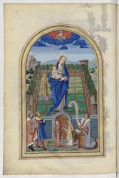 The Virgin Mary. From: Chants royaux en l honneur de la Vierge au Puy d Amiens, 1501-1600. Artist: Anonymous