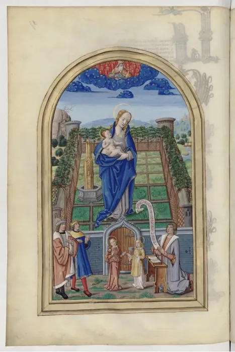 Framed Print : The Virgin Mary. From: Chants royaux en l honneur de la Vierge au Puy d Amiens, 1501-1600. Artist: Anonymous Framed Print : The Virgin Mary. From: Chants royaux en l honneur de la Vierge au Puy d Amiens, 1501-1600. Artist: Anonymous