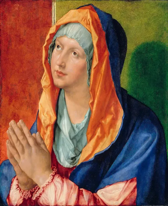 Framed Print : The Virgin Mary in Prayer, 1518. Creator: Dürer, Albrecht (1471-1528) Framed Print : The Virgin Mary in Prayer, 1518. Creator: Dürer, Albrecht (1471-1528)