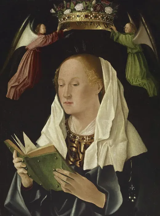 Framed Print : The Virgin Mary Reading, c1460-1462. Creator: Antonello da Messina Framed Print : The Virgin Mary Reading, c1460-1462. Creator: Antonello da Messina