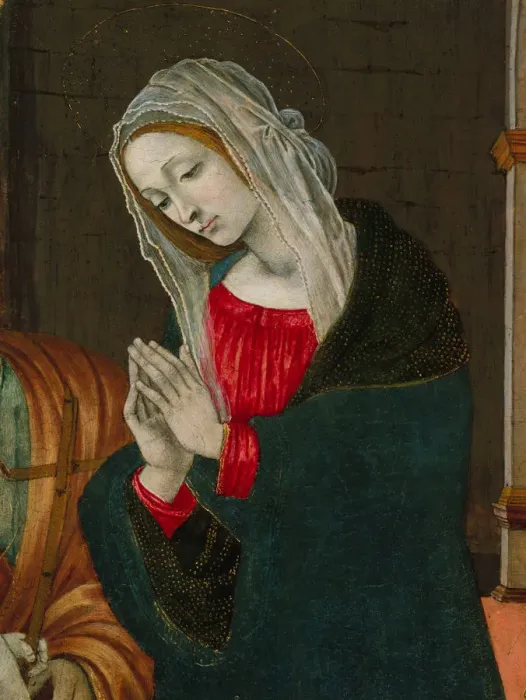 Framed Print : The Virgin of the Nativity, probably ca. 1500. Creator: Workshop of Filippino Lippi (Italian Framed Print : The Virgin of the Nativity, probably ca. 1500. Creator: Workshop of Filippino Lippi (Italian