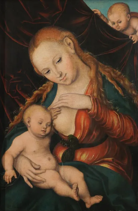 Framed Print : The Virgin nursing the Child, 1530s Framed Print : The Virgin nursing the Child, 1530s