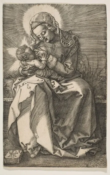 Framed Print : The Virgin Nursing the Christ Child, 1519. Creator: Albrecht Durer Framed Print : The Virgin Nursing the Christ Child, 1519. Creator: Albrecht Durer