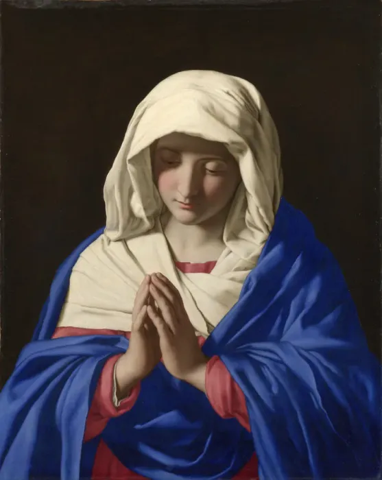 Framed Print : The Virgin in Prayer, 1640s. Creator: Sassoferrato (1609-1685) Framed Print : The Virgin in Prayer, 1640s. Creator: Sassoferrato (1609-1685)