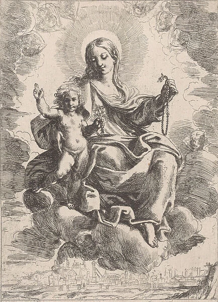 The Virgin of the Rosary, 1645-84. Creator: Domenico Maria Canuti