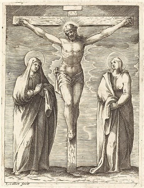 Virgin and Saint John at the Foot of the Cross, 1608  /  1611. Creator: Jacques Callot