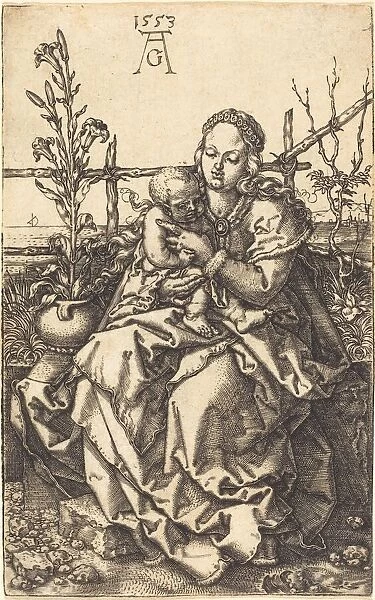 The Virgin Seated, 1553. Creator: Heinrich Aldegrever