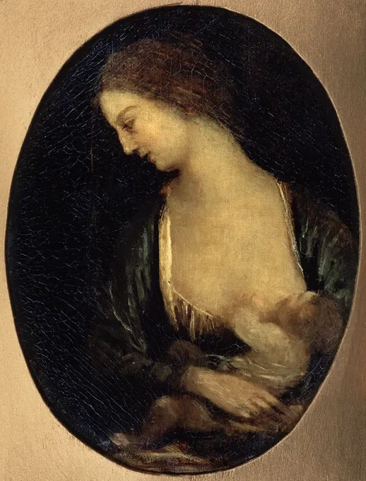 Framed Print : The Virgin of Verneuil, 1850-1860. Artist: Jean-Baptiste-Camille Corot Framed Print : The Virgin of Verneuil, 1850-1860. Artist: Jean-Baptiste-Camille Corot
