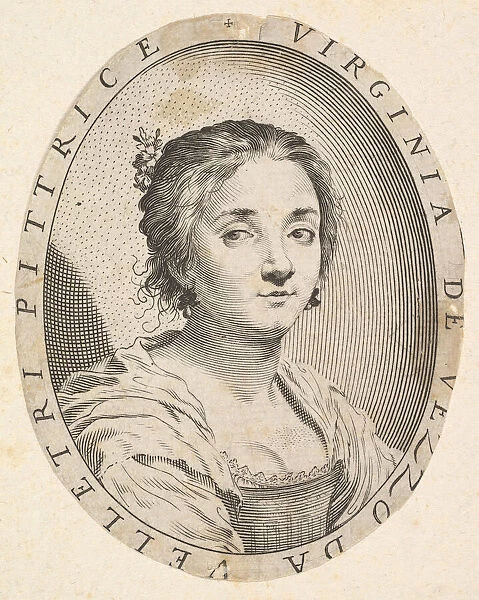 Virginia da Vezzo, Wife of Simon Vouet, 1626. Creator: Claude Mellan