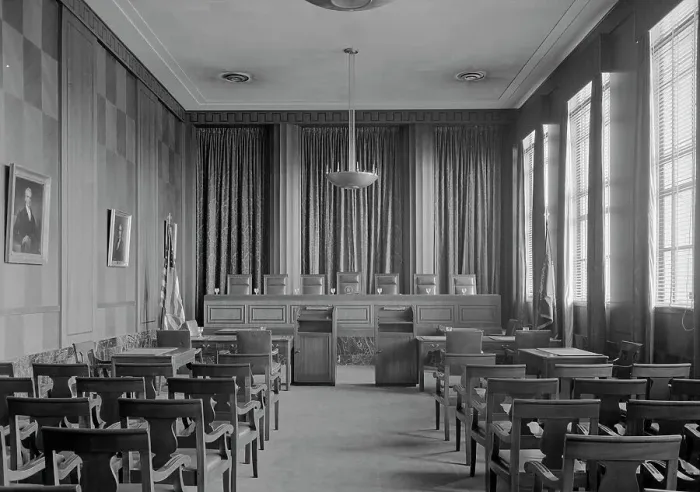 Framed Print : Virginia State Library & Courthouse, Richmond, Virginia, 1941. Creator: Gottscho-Schleisner, Inc Framed Print : Virginia State Library & Courthouse, Richmond, Virginia, 1941. Creator: Gottscho-Schleisner, Inc