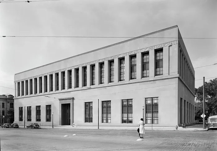 Framed Print : Virginia State Library & Courthouse, Richmond, Virginia, 1941. Creator: Gottscho-Schleisner, Inc Framed Print : Virginia State Library & Courthouse, Richmond, Virginia, 1941. Creator: Gottscho-Schleisner, Inc