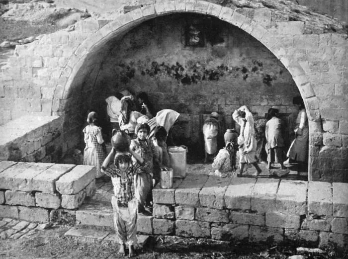 Framed Print : The Virgins well at Nazareth, 1926 Framed Print : The Virgins well at Nazareth, 1926