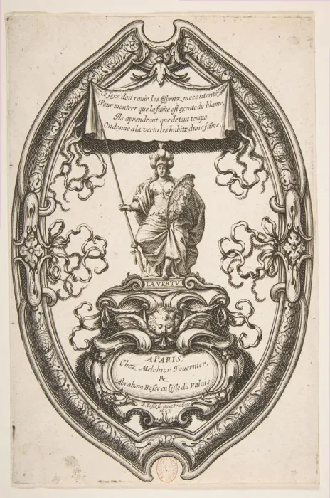 Framed Print : Virtue: Athena, 1637. Creator: Abraham Bosse Framed Print : Virtue: Athena, 1637. Creator: Abraham Bosse