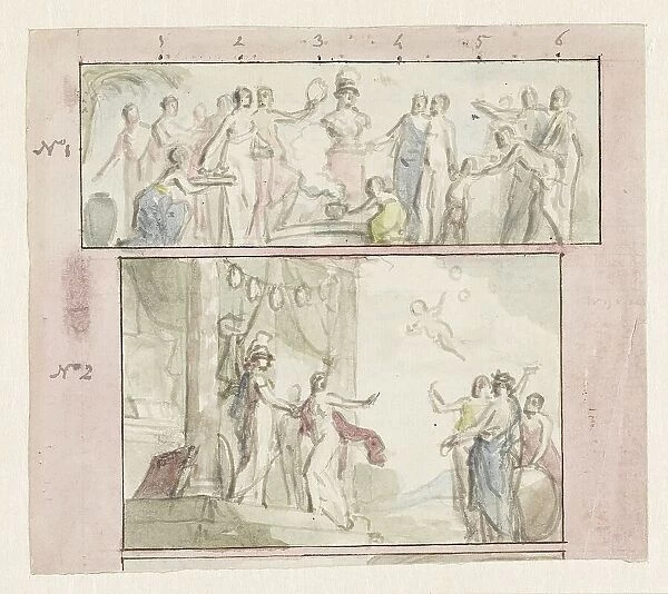 Virtue and the temple of wisdom, 1752-1819. Creator: Juriaan Andriessen