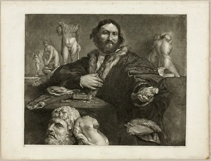 Framed Print : The Virtuoso, n.d. Creator: Cornelis de Visscher Framed Print : The Virtuoso, n.d. Creator: Cornelis de Visscher