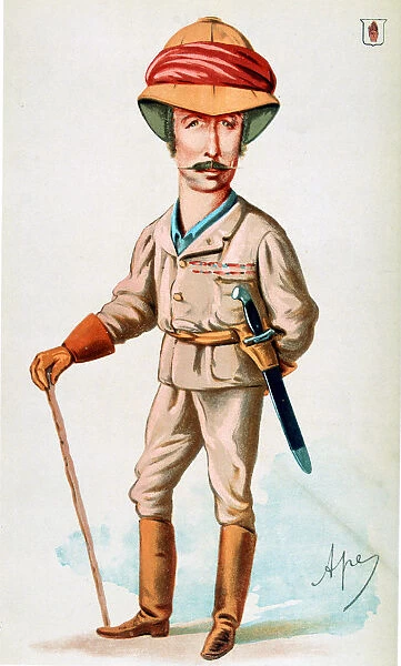 Viscount Wolsley, British soldier, 1874. Artist: Carlo Pellegrini