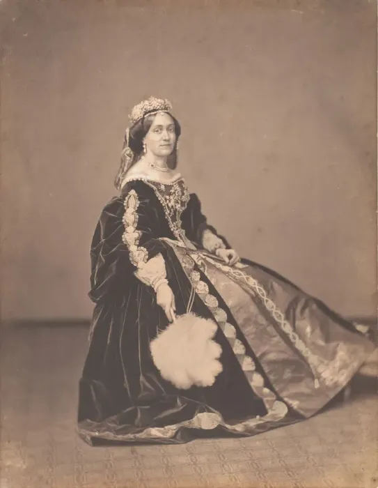 Framed Print : Viscountess Vilain, 1857. Creator: Pierre-Louis Pierson Framed Print : Viscountess Vilain, 1857. Creator: Pierre-Louis Pierson