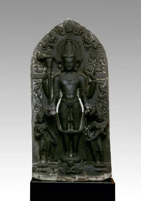 Framed Print : Vishnu Trivikrama, Pala period, 11th century. Creator: Unknown Framed Print : Vishnu Trivikrama, Pala period, 11th century. Creator: Unknown