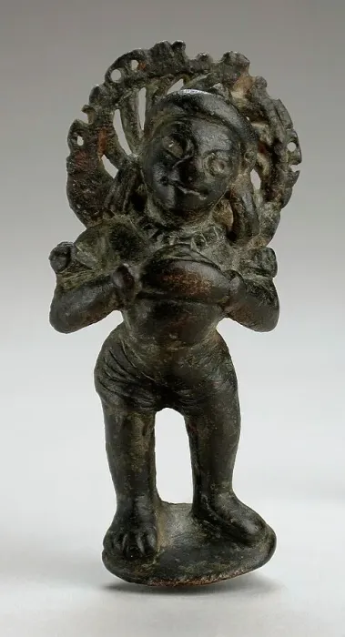 Framed Print : Vishnu's Personified Chakra, 6th century or earlier. Creator: Unknown