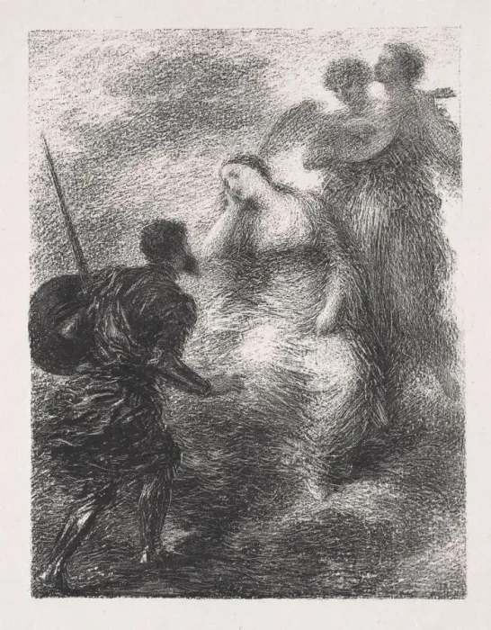 Framed Print : Vision, 1895. Creator: Henri Fantin-Latour (French, 1836-1904) Framed Print : Vision, 1895. Creator: Henri Fantin-Latour (French, 1836-1904)